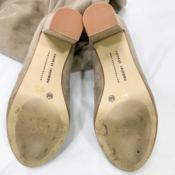 Chinese Laundry Tan Over the Knee Boots - Picture 8 of 9